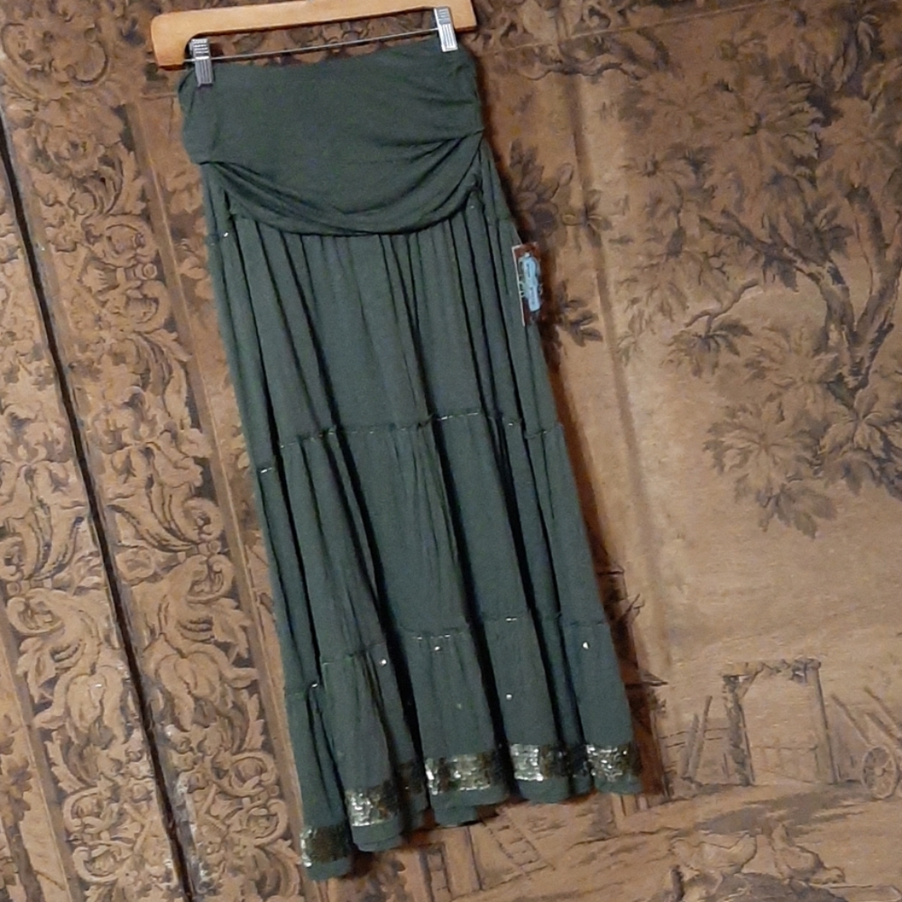 BNWT Reference Green Long Skirt or Dress M